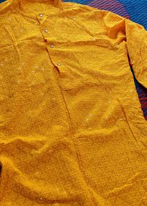 Men's Yellow Kurta available in all sizes