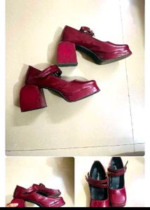 pinteresty Chic Chunky Platform Mary Jane Heels