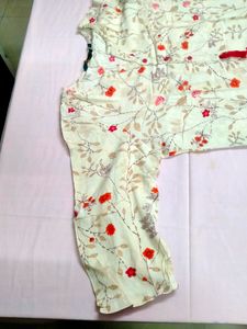 Avaasa Designer Brand Floral Kurti