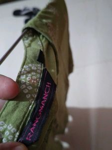 Green Floral Print Kurta