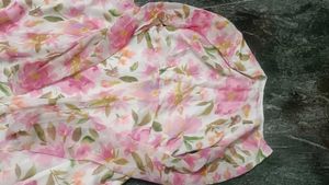 Beautiful Floral Print Saree