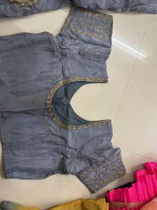 Elegant Grey Embellished Lehenga Skirt