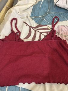 Burgundy Cami Top