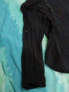 Men's Short kurta black