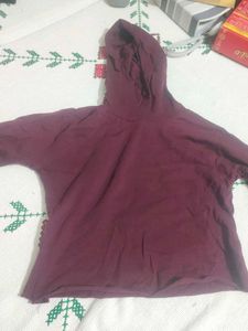 burgundy crop top with good