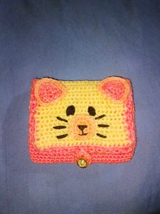 Cute Crochet Cat Wallet