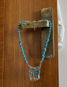 Boho Turquoise Pendant Necklace