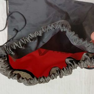 US Brand - New Maroon Gemline Drawstring Bag
