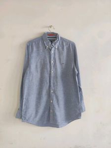 Tommy Hilfiger Men's Blue Button-Down Shirt