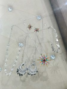 Combo Of Nacklace Set With Earrings