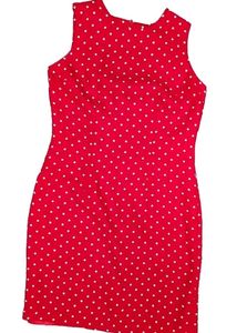 Sag Harbor petite Size 12 Polka Dot Womens Dress