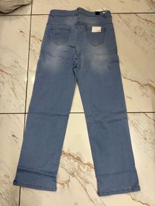 Light Blue Wide Leg Jeans