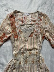 Chiffon y2k top