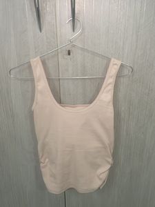 Square Neck Tank Top - Cream