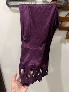 Elegant Purple Embroidered Kurta