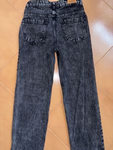 Acid Wash High Waisted Jeans