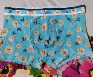 Men's Mesh Floral Print Boxers