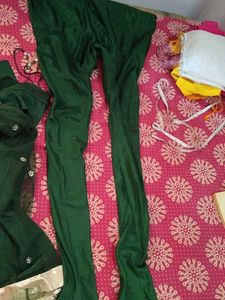 Emerald Green Embellished Dress