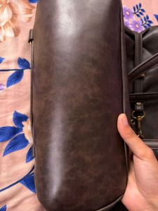 Faux Leather Tote