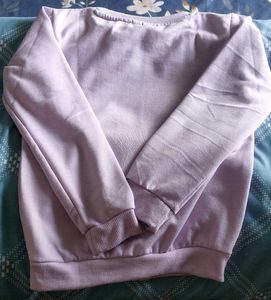 Cute Kitty Cat Lavender Sweatshirt 4-6 years