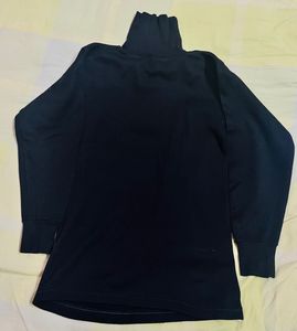 Classic Black Turtleneck Top  for women an