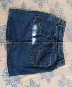 Denim Mini Skirt