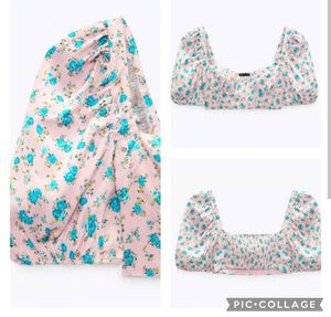 Floral Print Crop Top