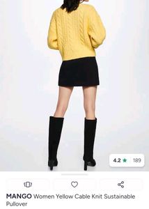 SALE !! Mango Premium Knit Turtleneck Sweate