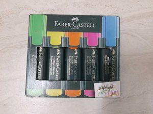 Faber-Castell Highlighters - Set of 5