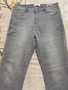 Lee Cooper Grey Flare Denim Jeans
