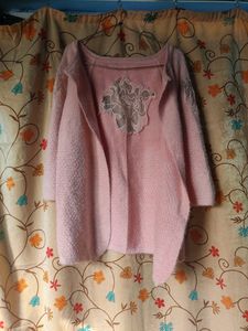 Beautiful Peachy Pink Sweater