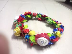 Hand Made Flower Tiara Crown 👑