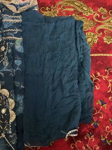 Elegant Teal Floral Kurta Set
