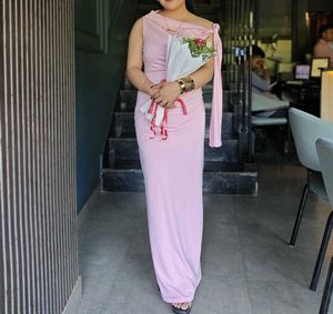 🌹Elegant Pink One-Shoulder Dress🌹