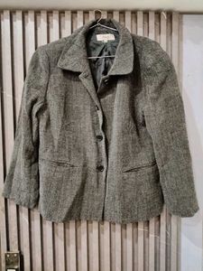 timeless vintage tweed blazer from japan