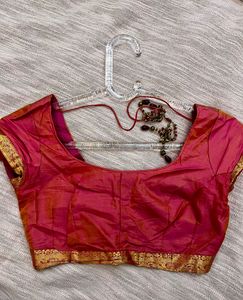 Tarun Tahiliani Designer Pink Blouse (No Tag)