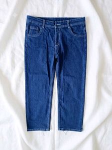 High Waisted Wide Leg Denim Jeans