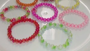 Stackable Beaded Bracelets - Set of 8