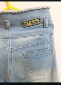 High Waisted Light Wash Jeans