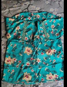 Kotty Green Floral Top