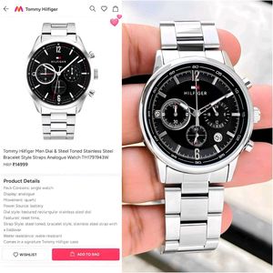 Tommy Hilfiger Analog Watch for Men PREMIUM QUALIT