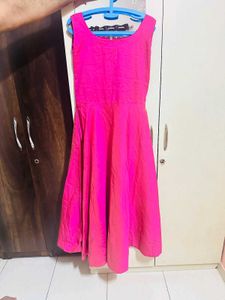 Hot Pink Dress one time used