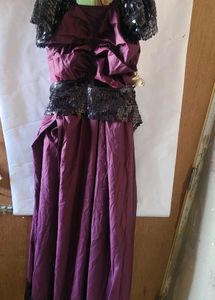 Stunning Sequin & Plum Gown
