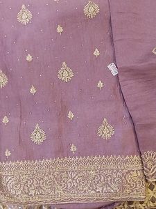 Embroidered Lavender Salwar Kameez Unstitched