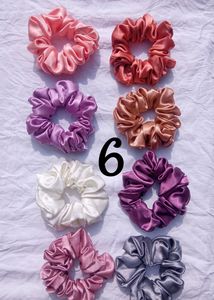 Hair Silk Satin Scranchise Rabber Band