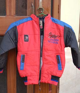 Boys Red Padded Jacket