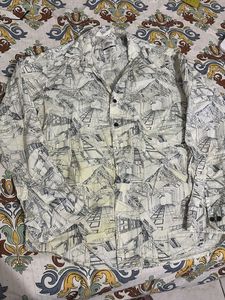 Men's Graphic Print Long Sleeve Shirt