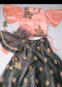 Designer Girl's Lehenga Choli Set