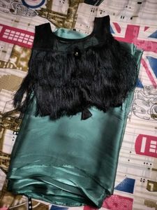Glossy Organza Saree with blouse