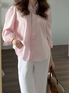 Zara light pink oversized shirt